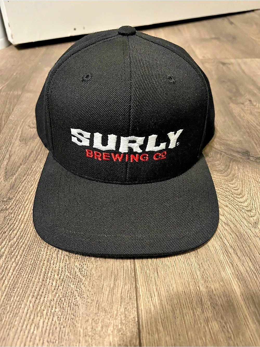 Surly Brewing Co. Logo Snapback Hat Cap Black & Green